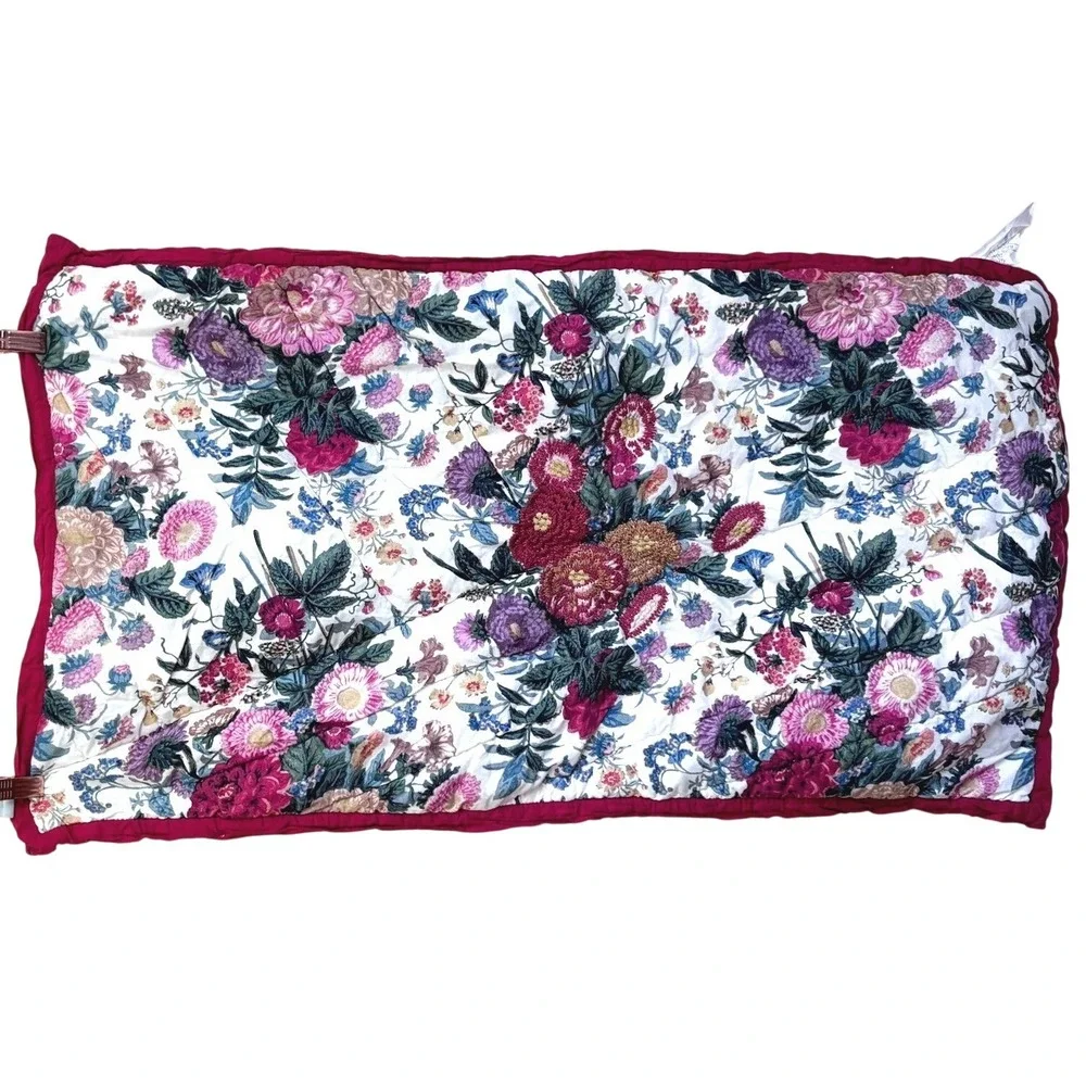 Pottery Barn Margeaux Embroidered Reversible 1 King Sham 36x20 Multi Floral